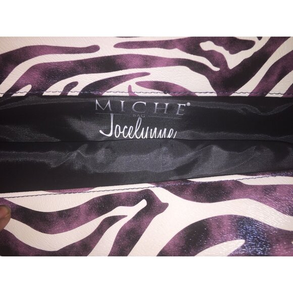 Miche Jocelynne Large Zebra Print Handbag With Side Pockets - Picture 4 of 5